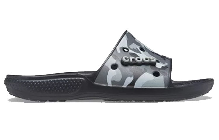 Crocs Classic Slippers Camouflage Black Unisex 207280-001
