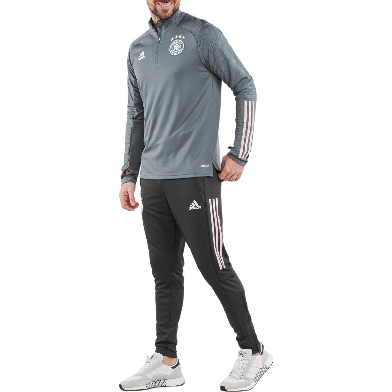 adidas DFB Training Top Asia Sizing 'Grey' FS7044