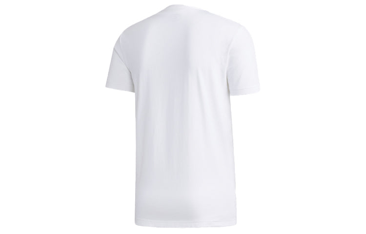 adidas neo M Gk Tee2 Short Sleeve Athleisure Casual Sports Tops White GK1484