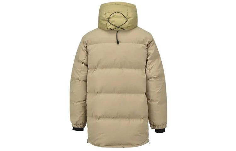 New Balance Winter Hooded Long Down Jacket Asia Sizing 'Khaki' NPA43111-BEI