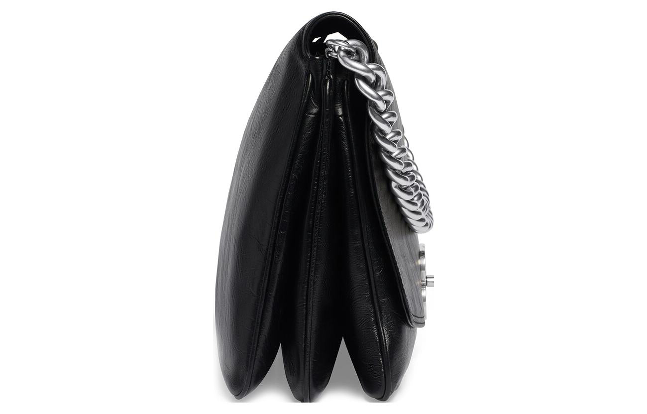 (WMNS) Balenciaga Bb Soft Large Flap Bag 'Black' 7484882AAI41000