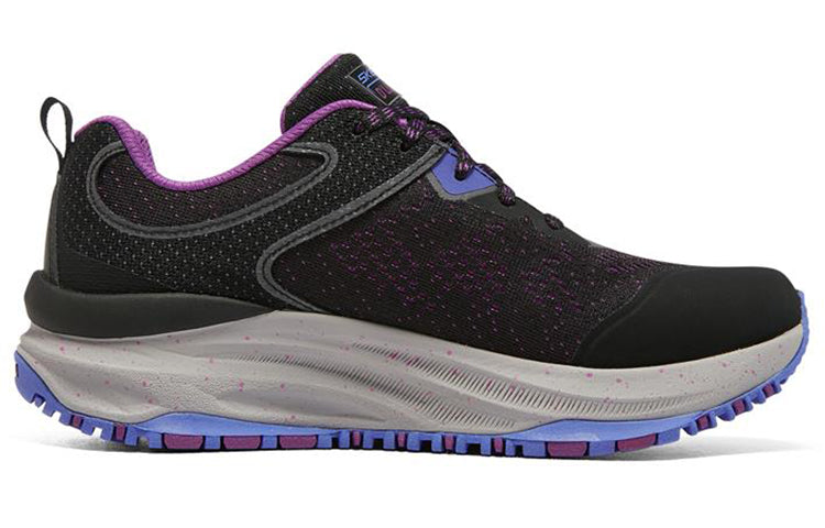 (WMNS) Skechers DLux Trail 'Black Purple' 149842-BKPR