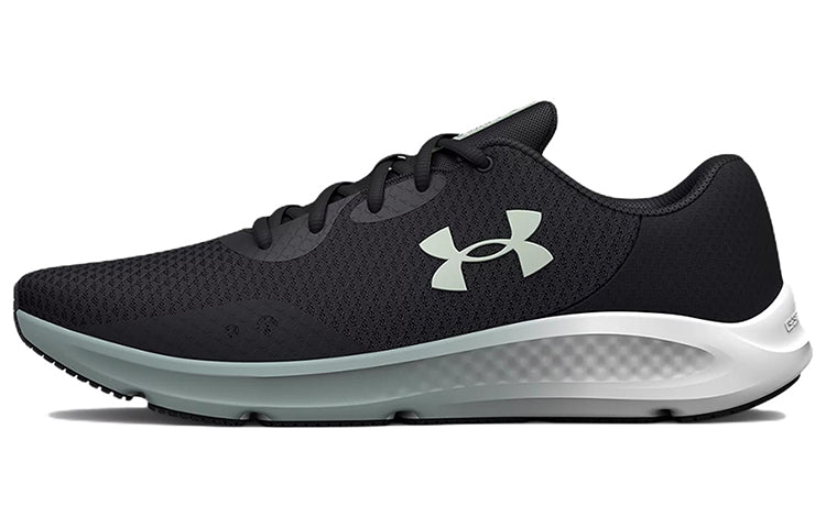 (WMNS) Under Armour Charged Pursuit 3 Wide 'Jet Grey Illusion Green' 3025802-100