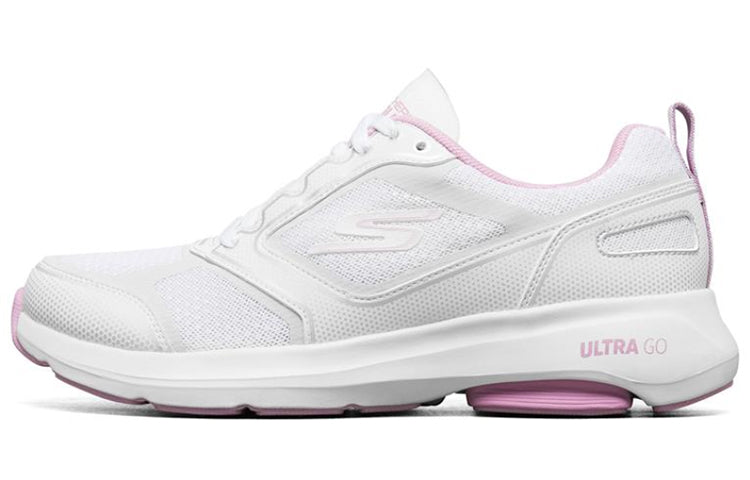 (WMNS) Skechers Go Run Viz Tech White/Pink 128031-WPR
