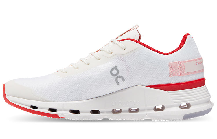 (WMNS) On Running Cloudnova Form White Red' 26.98481