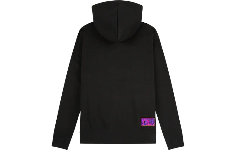 Air Jordan Paris Saint-Germain Logo Printing Fleece hooded track Jacket Black CK9641-010