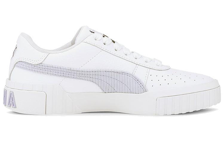 (WMNS) PUMA Cali Corduroy White/Grey Casual Board Shoes 374663-02