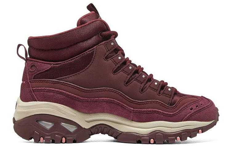 (WMNS) Skechers Energy 'Wine Red Pink Brown' 48599-BURG