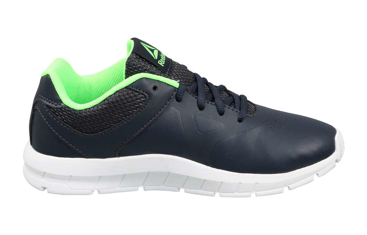 (GS) Reebok Rush Runner 'Black Green' DV8690