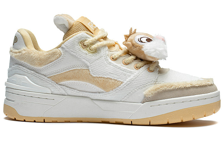 (WMNS) Li-Ning RSR 101 Low x Disney Chip 'n' Dale 'White Yellow' ABCS108-3