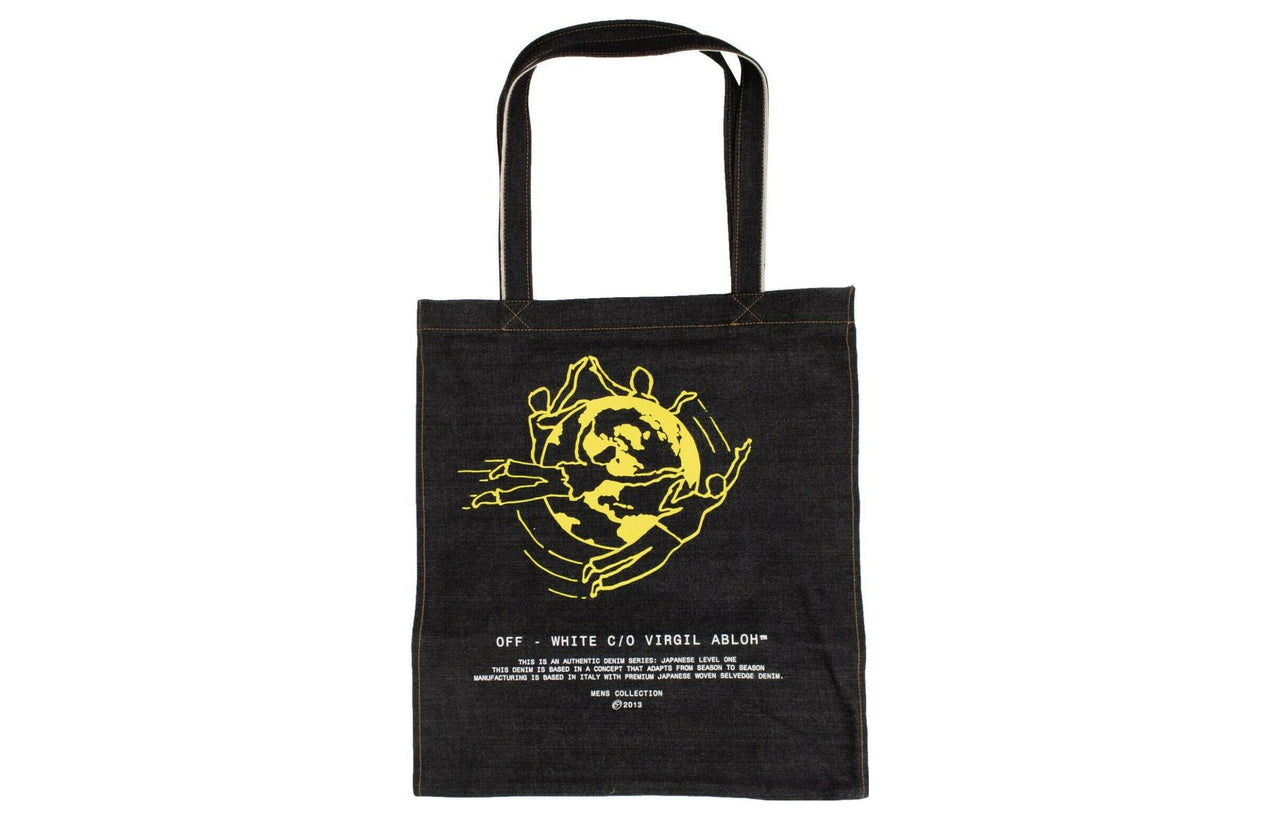Off-White Denim Universal Key Tote Bag OMNA101S20H440133860
