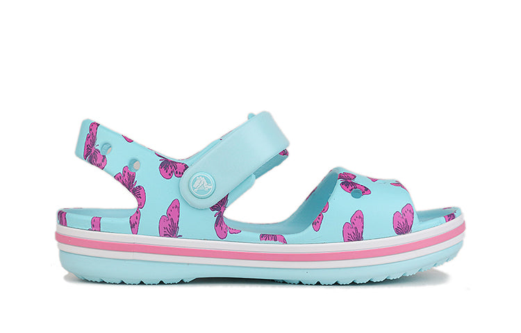 (PS) Crocs Large Printing Crocs Sandals 'Ice Blue' 206262-4O9