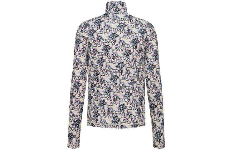 Men's DIOR x KENNY SCHARF Crossover FW21 High Collar Printing Long Sleeves Multicolor 193J641A0712-C084