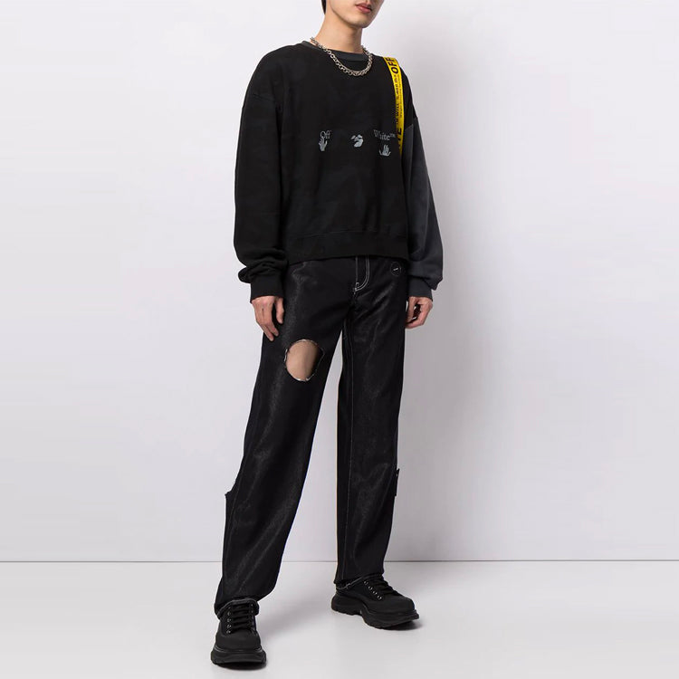 Men's Off-White SS21 Logo Printing Black 0MBA035R21FLE0011009