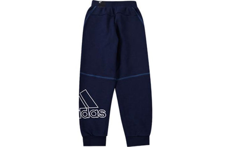 (PS) adidas Outlined Logo Joggers 'Navy White' HM5234