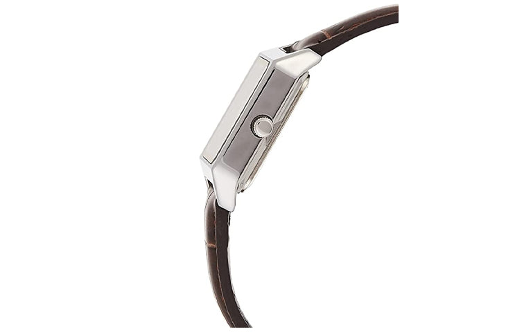 CASIOes Fashiones White/ Quartz Brown Analog LTP-V007L-7B2