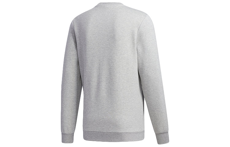 adidas neo x Yellow Crossover Sports Round Neck Pullover Gray GL7224