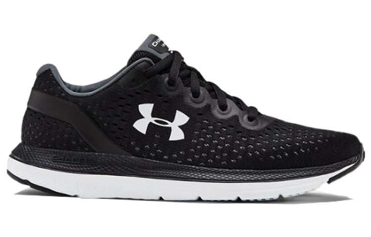 (WMNS) Under Armour Charged Impulse 'Black White' 3021967-002