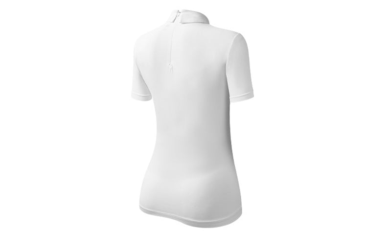 (WMNS) FILA Golf Sports White Polo Shirt A11W035156FWT