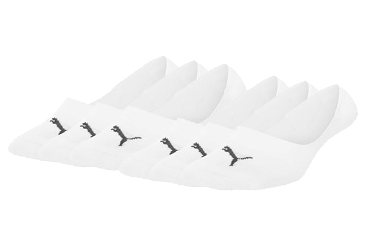 PUMA Calcetines Invisibles Socks 3 Pack 'White Black' 906904-02