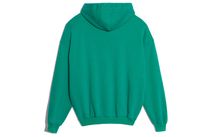(WMNS) Balenciaga Logo Hoodie Green 556111TDV043068
