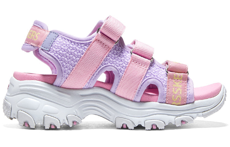 (GS) Skechers Dlites Sandals 'Pink Purple' 319200L-PKLV