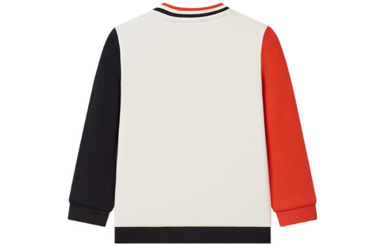 (GS) FILA Cotton Long Sleeve Sweatshirt 'White Red' K16B341202F-WT