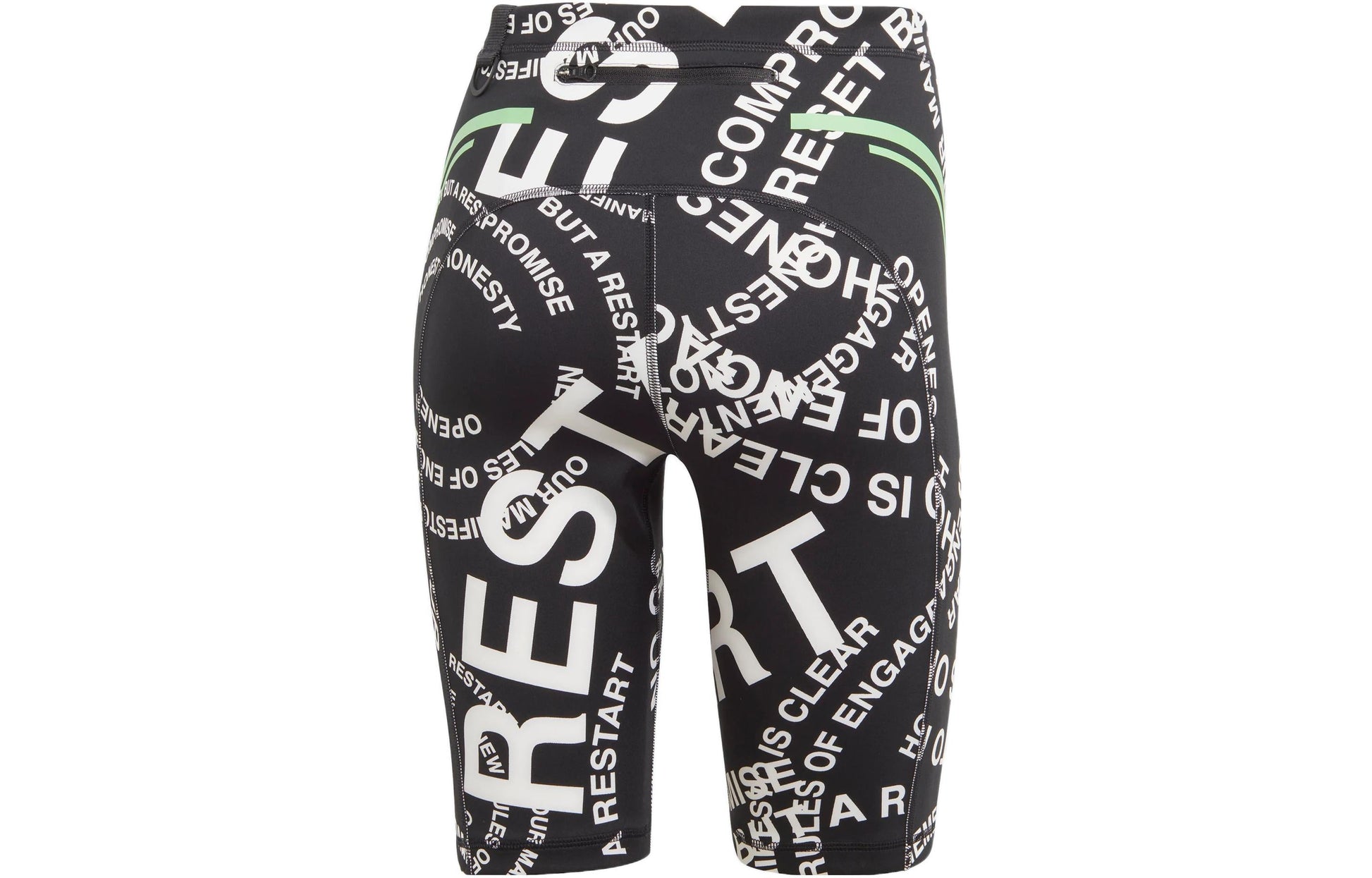 (WMNS) adidas by Stella McCartney TrueCasuals Scuba Short 'Black White' HR4402