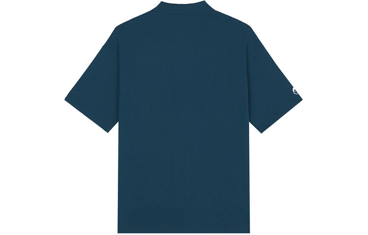 New Balance x Noritake Short Sleeve Polo Shirt Asia Sizing 'Blue' AMT12386-ECL