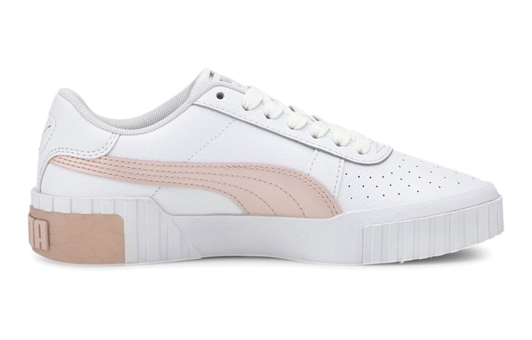 (GS) PUMA Cali Arctic Casual Board Shoes White/Pink 373157-02