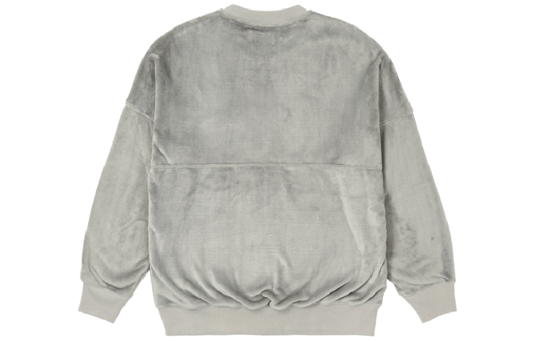 Palace FW21 ULTIMO Fleece Pocket Drop Shoulder Crew Sweater 'Grey' P21CS123