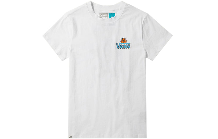 (WMNS) Vans Funny Pattern Cartoon Printing Short Sleeve White VN0A3ZP3WHT
