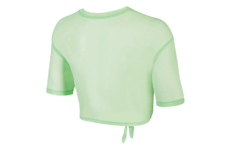 (WMNS) Nike Sportswear Sports Round Neck Short Sleeve Yellow CJ2702-318