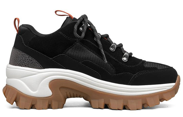 (WMNS) Skechers Street Blox Low-Top Black/White 155255-BLK