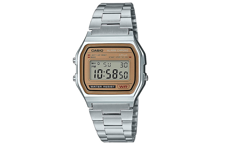 CASIO Vintage A158 Series 'Silver Brown' A158WEA-9