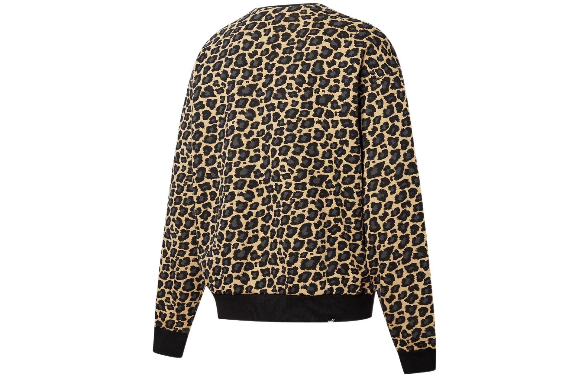 (WMNS) PUMA Sudadera Leo Cropped Sweater 'Brown' 848279-03