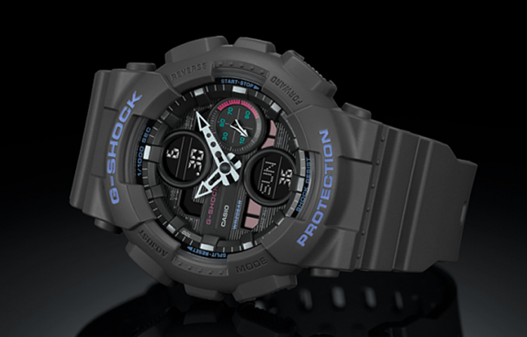 CASIO G-Shock Analog-Digital 'Black Purple' GMA-S140-8APR