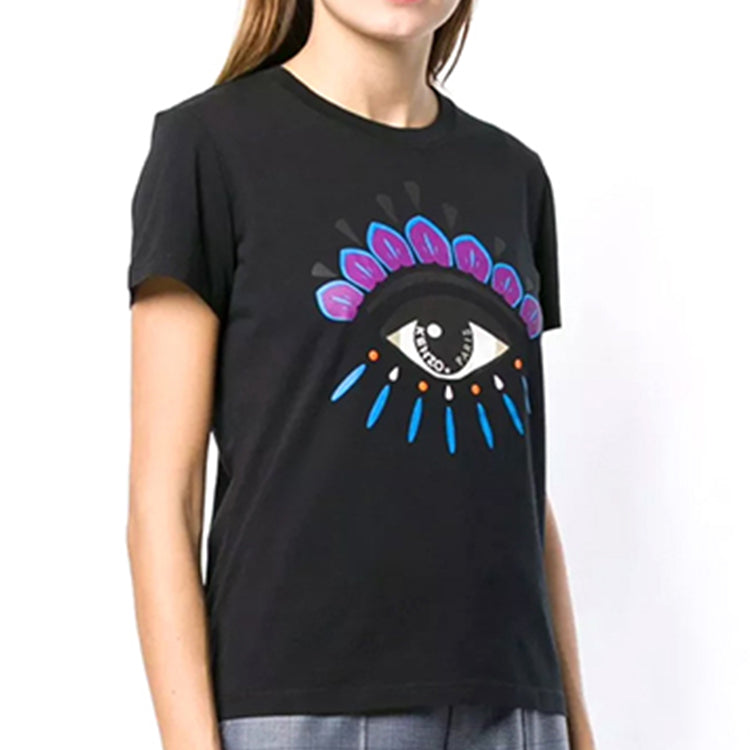 KENZO Eye Printing Short Sleeve Black F952TS733-4YD-99