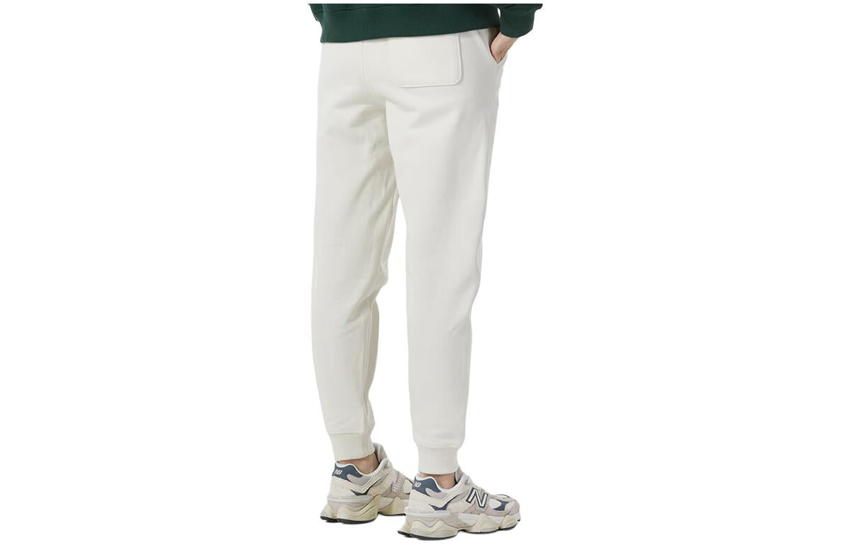 (WMNS) New Balance Wordmark Logo Jogging Pants Asia Sizing 'White' AWP41310-CIC