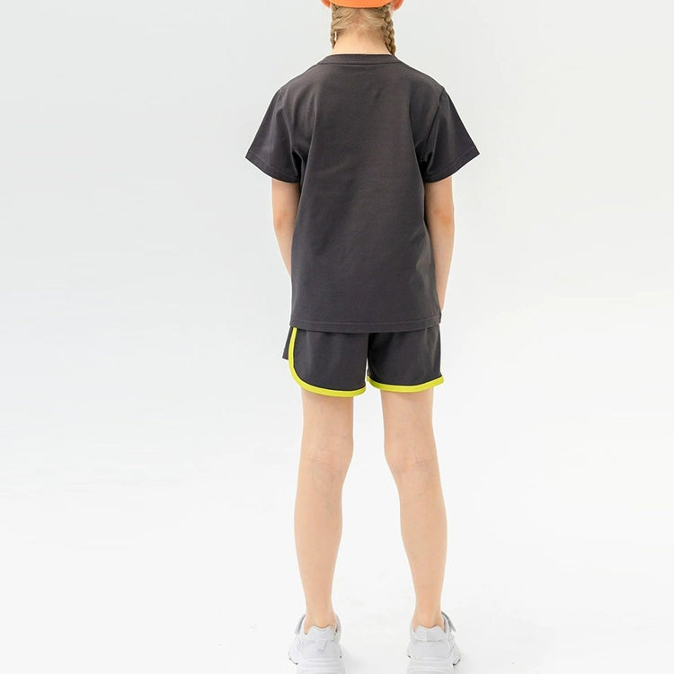 (GS) Mizuno Casual T-shirt Suit 'Grey' 32CG3452