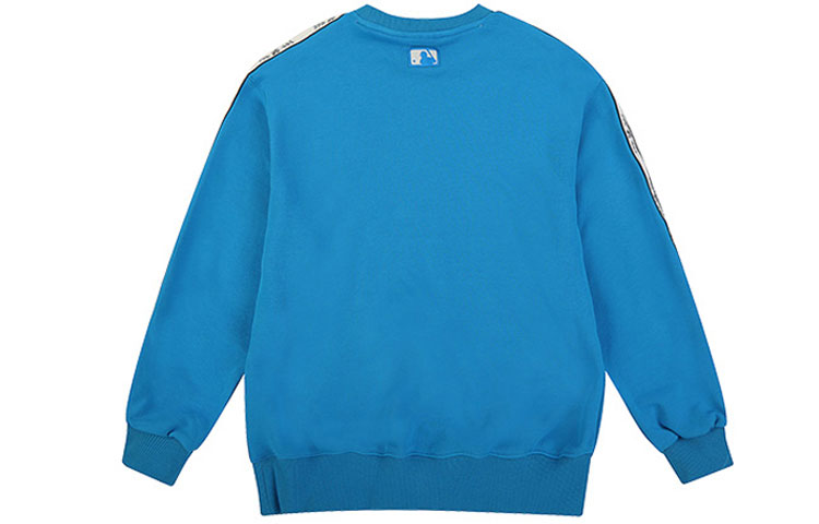 MLB NY New York Yankees Loose Casual Round Neck Long Sleeves Unisex Blue 31MTT1011-50U