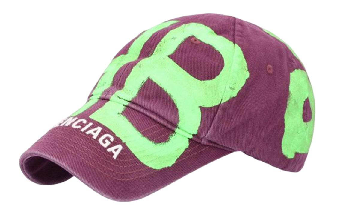 Balenciaga BB Sprayed Cap 'Purple' 673321410B2-5067