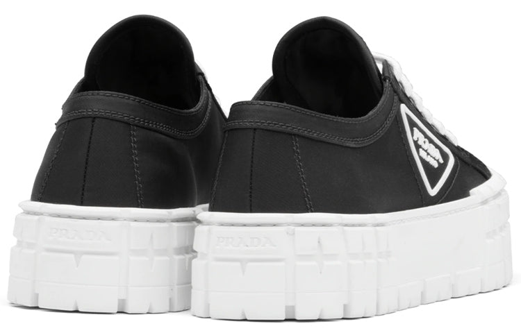 (WMNS) PRADA Double Wheel Re-nylon Gabardine Sneakers 'Black' 1E260M_MMS_F0IAU_F_050