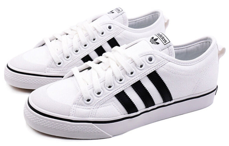 adidas General Nizza Skate shoes 'White Black' AQ1066