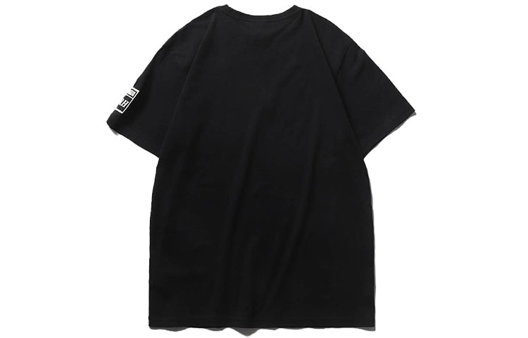 PUMA x RHUDE Crossover Graphic Tee animal Printing Short Sleeve Black 596757-01