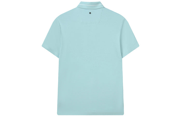 FILA Solid Color Small Logo Short Sleeve polo Blue F11M122140F-LB