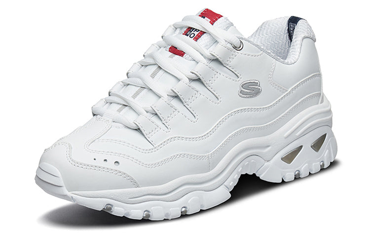 (WMNS) Skechers Energy Running Shoes White/Red 2250-WML