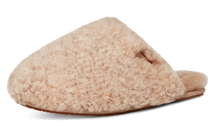 (WMNS) UGG Maxi Curly Slide 'Sand' 1133151-SAN
