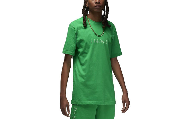 Air Jordan Essentials Logo T-Shirt 'Green' DX9579-310