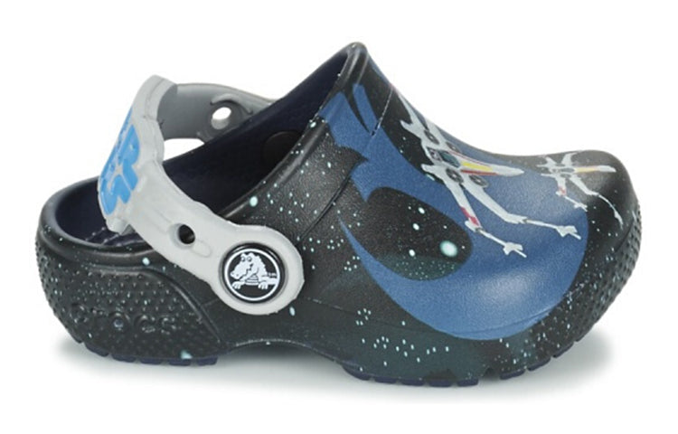 (GS) Crocs FunLab Star Wars Classic Clogs 'Black Blue' 204115-410